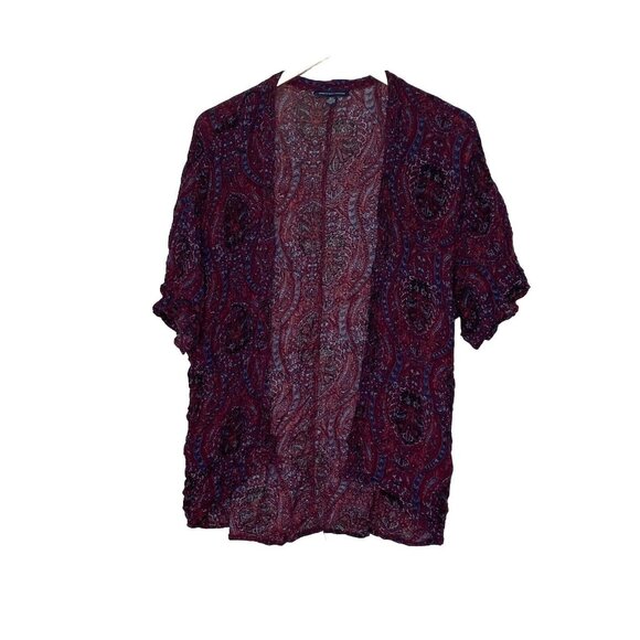 American Eagle Outfitters shrug wrap Cardigan paisley boho Size XS/S - Picture 1 of 9